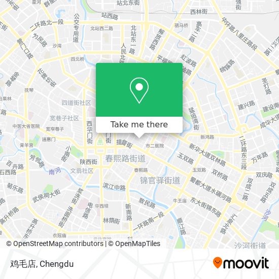 鸡毛店 map