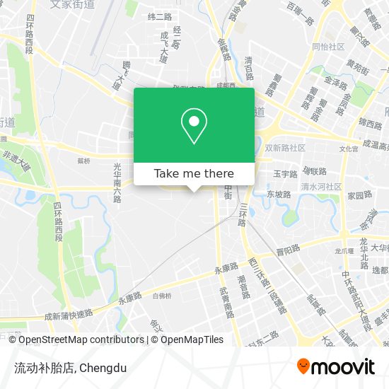 流动补胎店 map