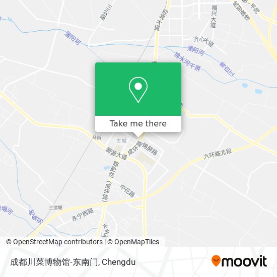 成都川菜博物馆-东南门 map