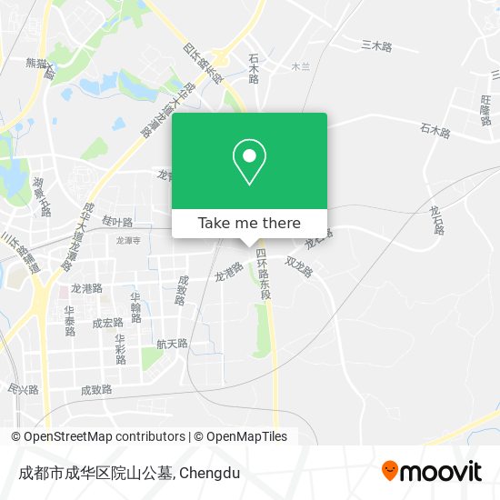 成都市成华区院山公墓 map