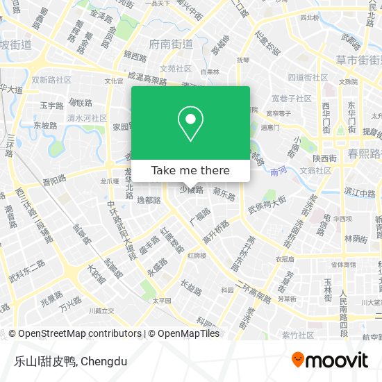 乐山l甜皮鸭 map