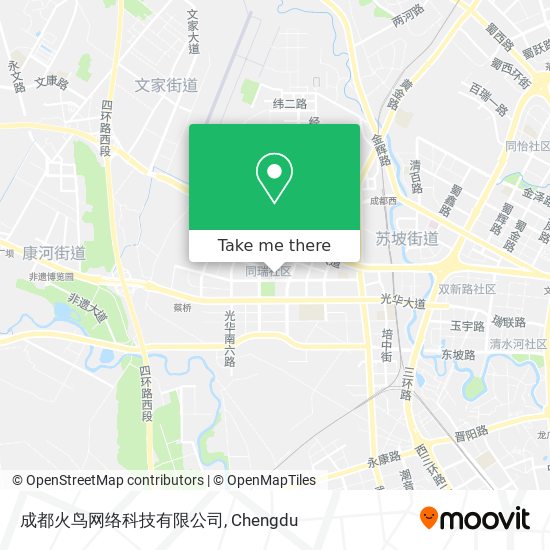 成都火鸟网络科技有限公司 map