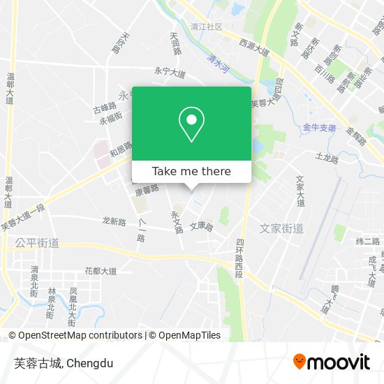 芙蓉古城 map