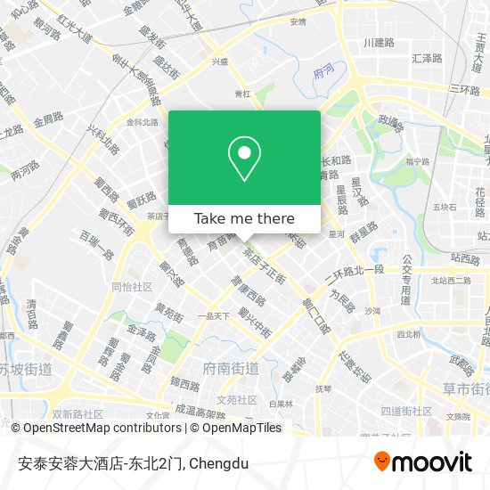 安泰安蓉大酒店-东北2门 map