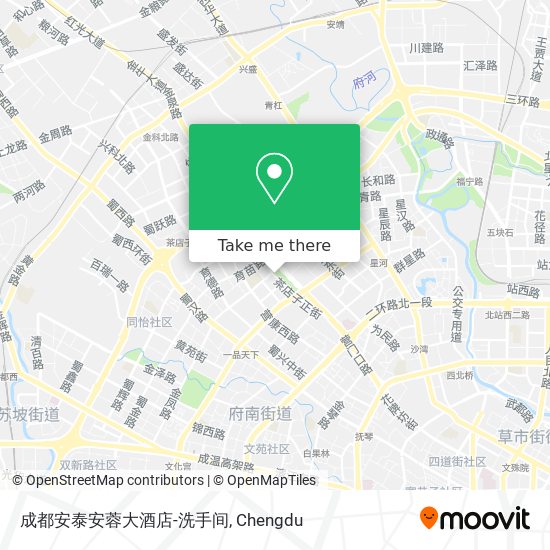 成都安泰安蓉大酒店-洗手间 map
