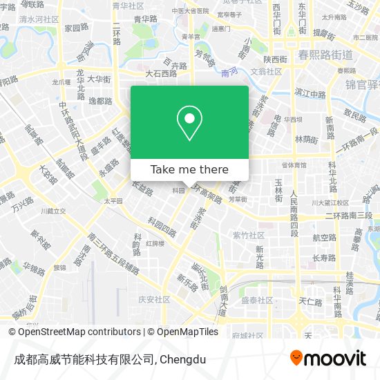 成都高威节能科技有限公司 map