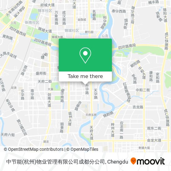 中节能(杭州)物业管理有限公司成都分公司 map
