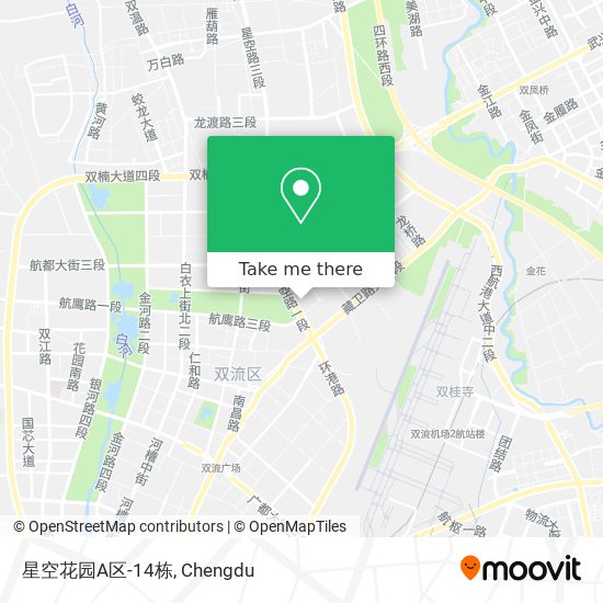 星空花园A区-14栋 map