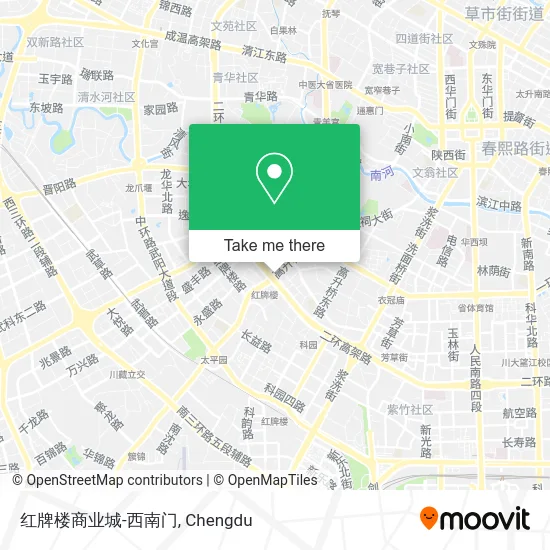红牌楼商业城-西南门 map