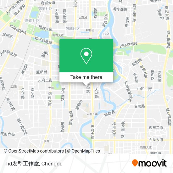 hd发型工作室 map