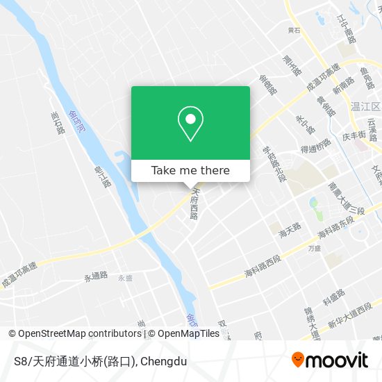 S8/天府通道小桥(路口) map