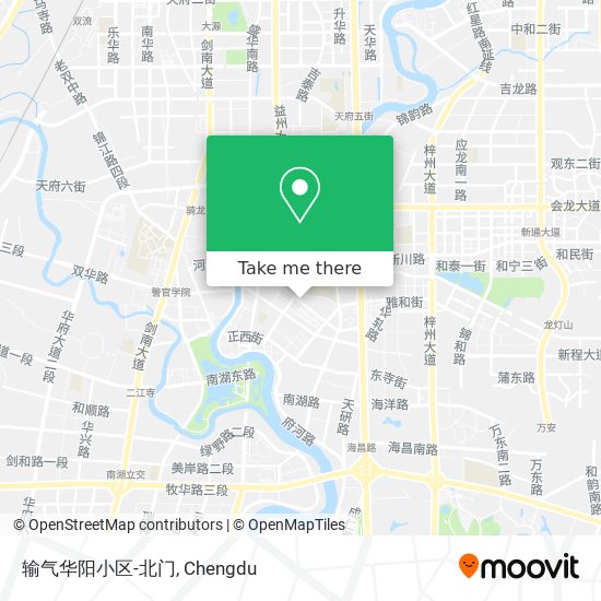 输气华阳小区-北门 map