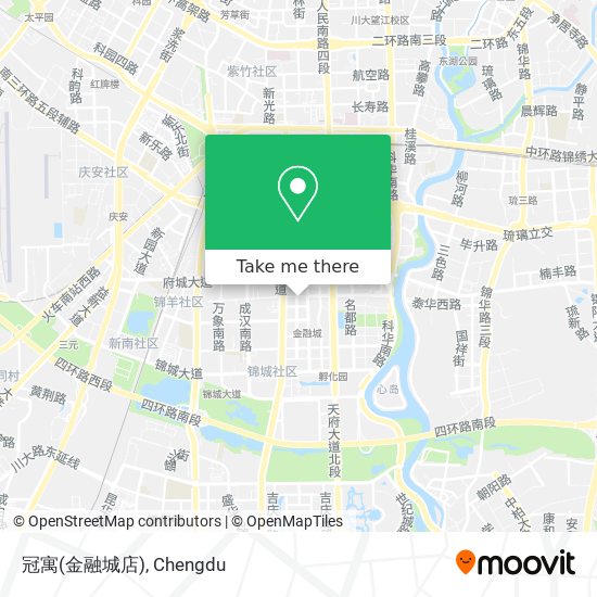 冠寓(金融城店) map