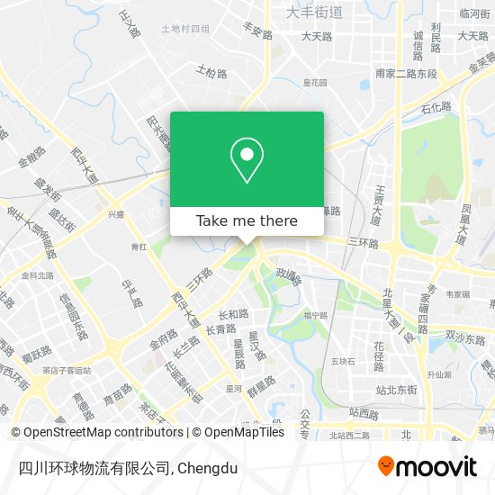 四川环球物流有限公司 map