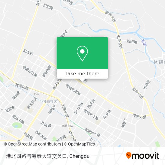 港北四路与港泰大道交叉口 map