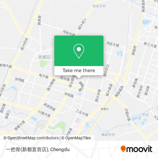 一把骨(新都直营店) map