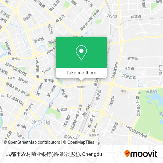 成都市农村商业银行(杨柳分理处) map