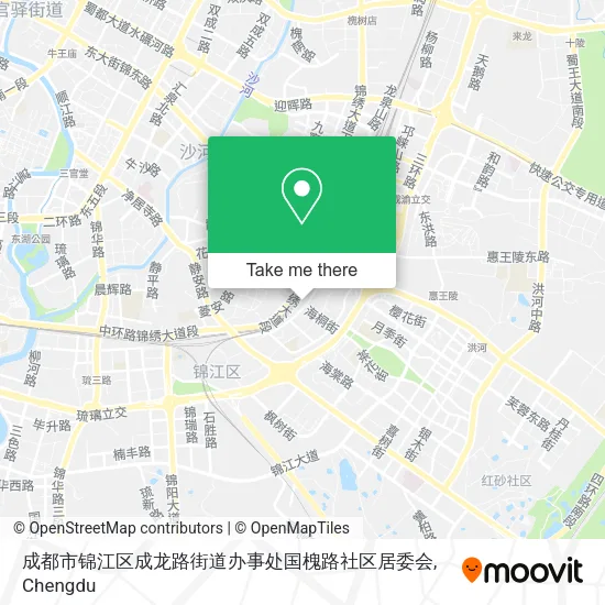 成都市锦江区成龙路街道办事处国槐路社区居委会 map