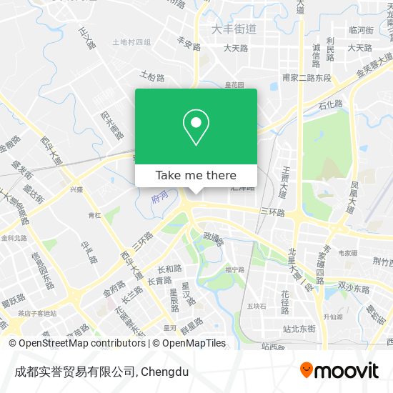 成都实誉贸易有限公司 map