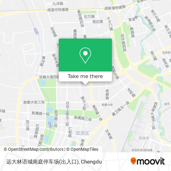 远大林语城南庭停车场(出入口) map