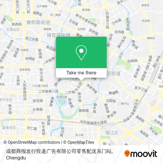 成都商报发行投递广告有限公司零售配送东门站 map