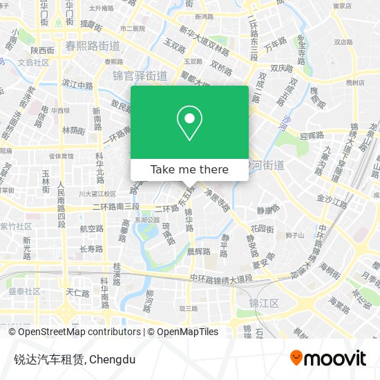 锐达汽车租赁 map