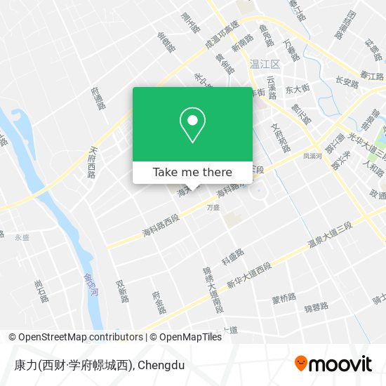 康力(西财·学府幜城西) map