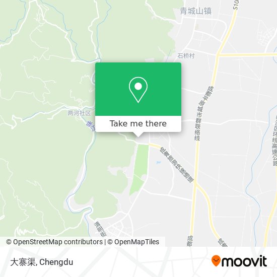 大寨渠 map