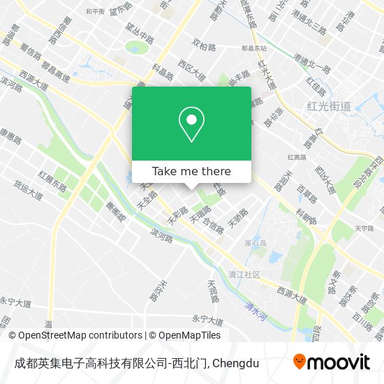 成都英集电子高科技有限公司-西北门 map