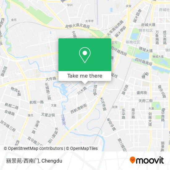 丽景苑-西南门 map