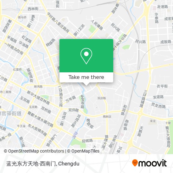蓝光东方天地-西南门 map