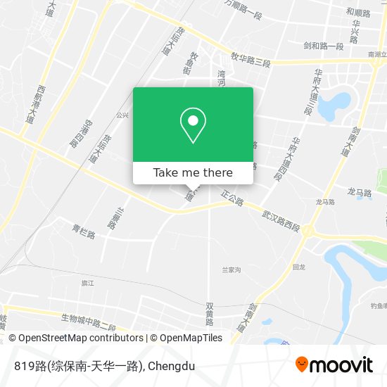 819路(综保南-天华一路) map