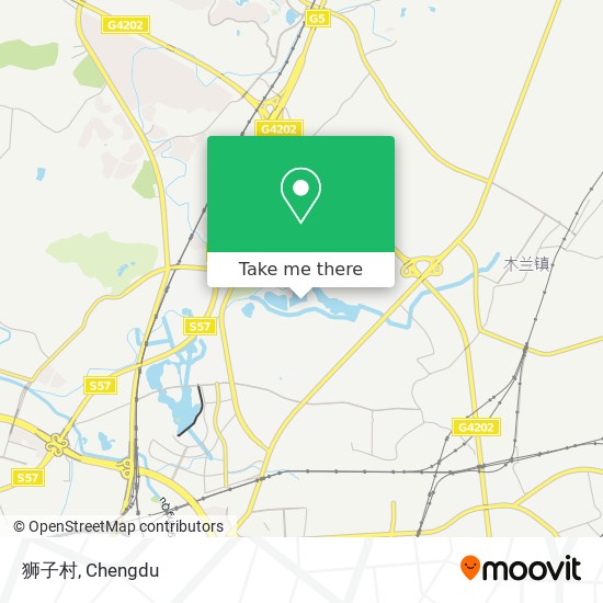 狮子村 map
