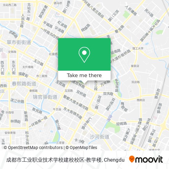 成都市工业职业技术学校建校校区-教学楼 map