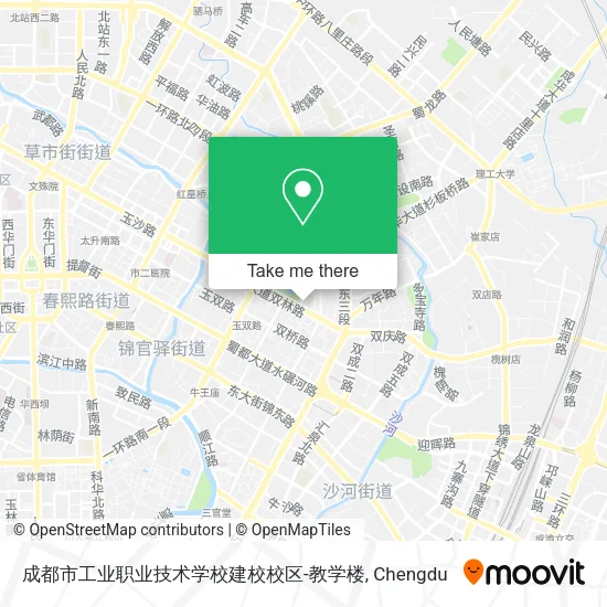 成都市工业职业技术学校建校校区-教学楼 map