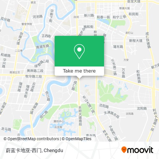 蔚蓝卡地亚-西门 map