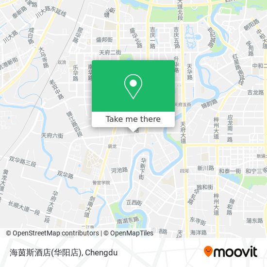 海茵斯酒店(华阳店) map