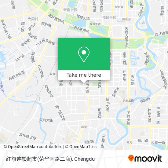 红旗连锁超市(荣华南路二店) map