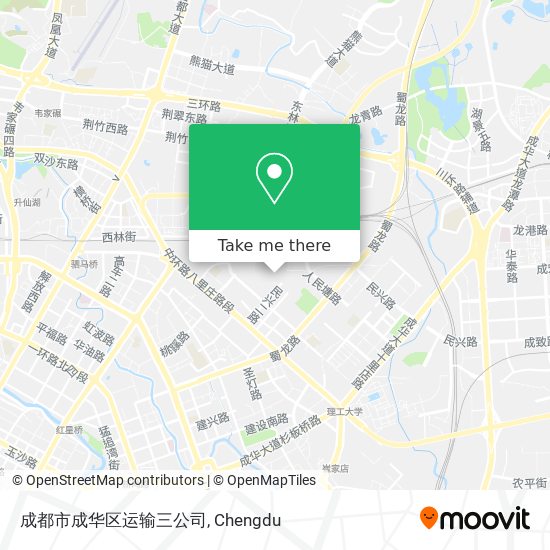 成都市成华区运输三公司 map