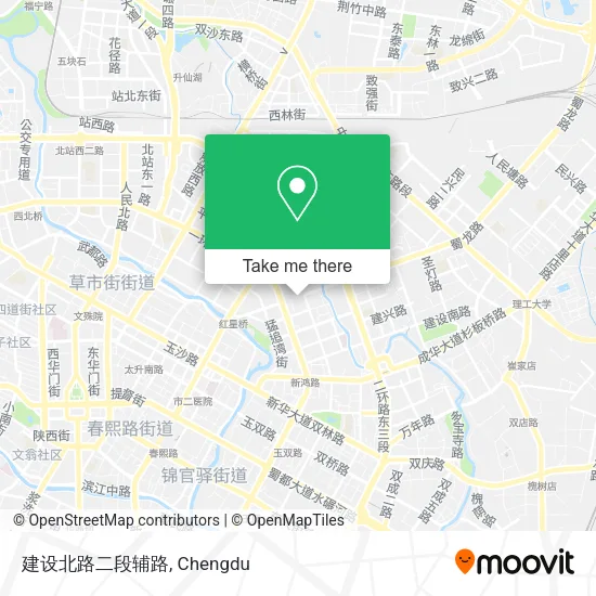 建设北路二段辅路 map