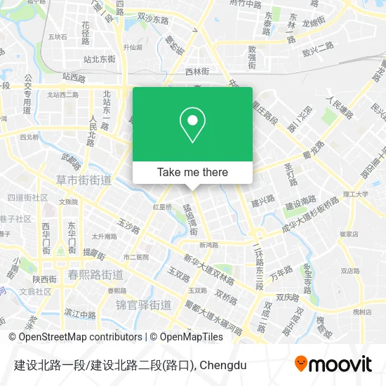建设北路一段/建设北路二段(路口) map