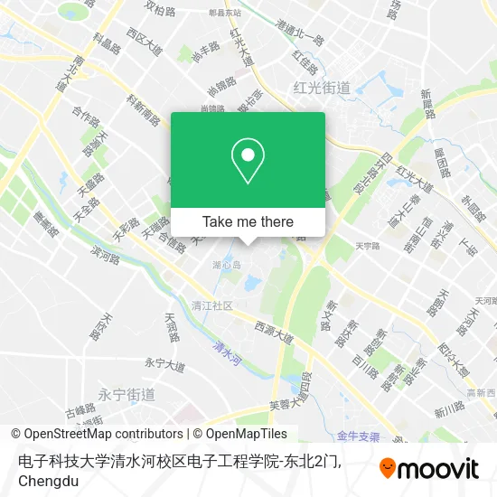 电子科技大学清水河校区电子工程学院-东北2门 map