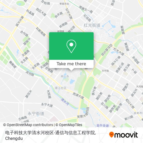 电子科技大学清水河校区-通信与信息工程学院 map