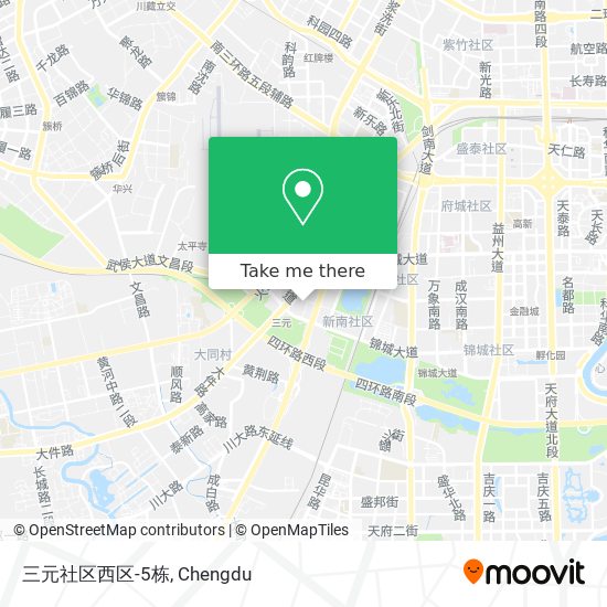 三元社区西区-5栋 map