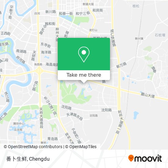 番卜生鲜 map