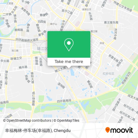 幸福梅林-停车场(幸福路) map