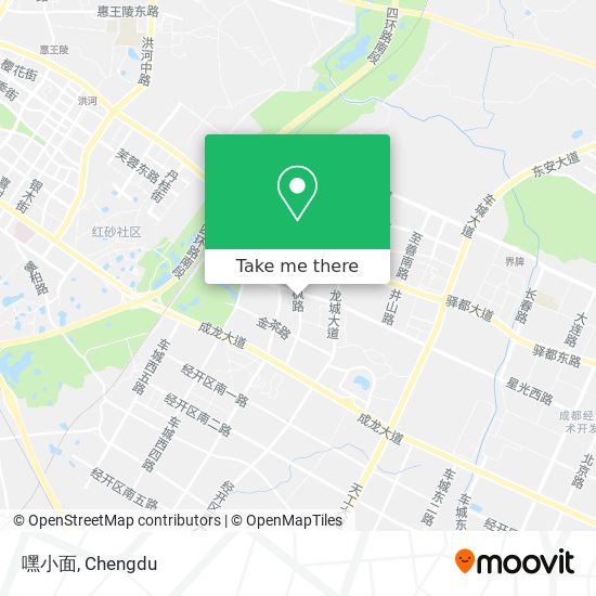 嘿小面 map