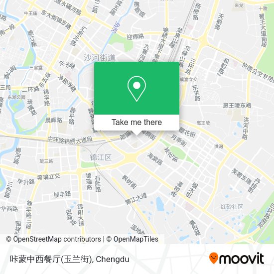 咔蒙中西餐厅(玉兰街) map