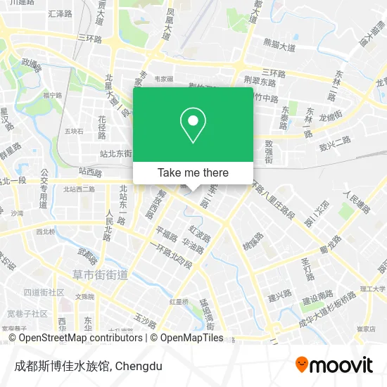 成都斯博佳水族馆 map