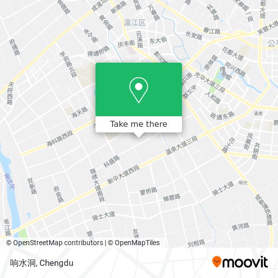 响水洞 map